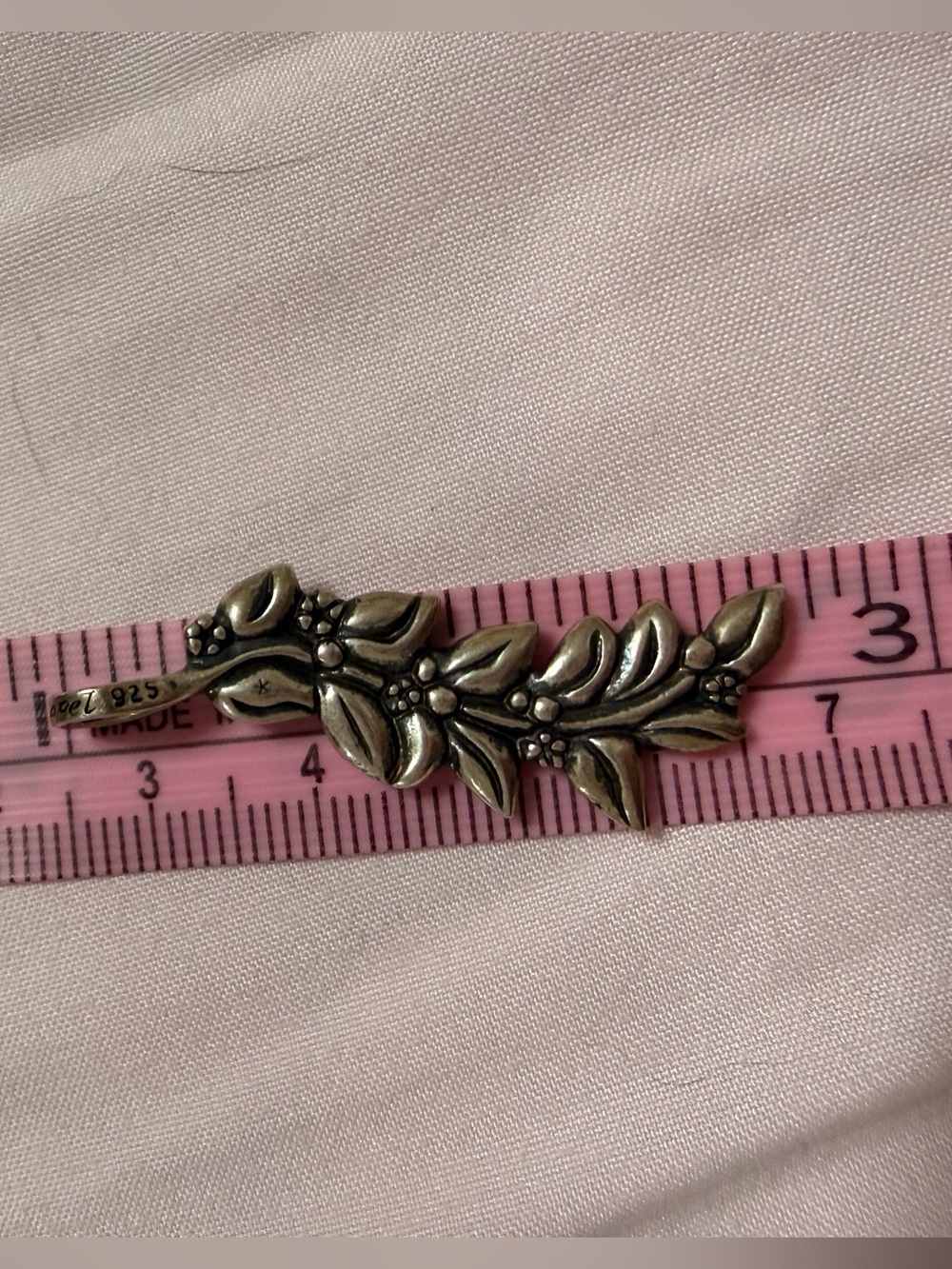 Mignon Faget Retired Sterling Silver Botanical Vine Pendant MF 925 (retired!)